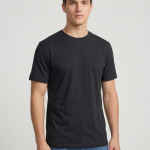 Siyah Basic Tshirt %100 Pamuk