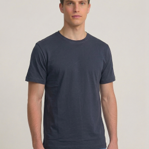 Lacivert Basic Tshirt %100 Pamuk