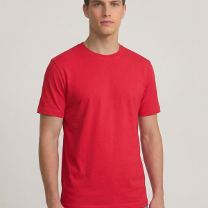 Kırmızı Basic Tshirt %100 Pamuk