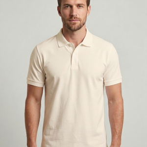 Krem Polo likralı pike