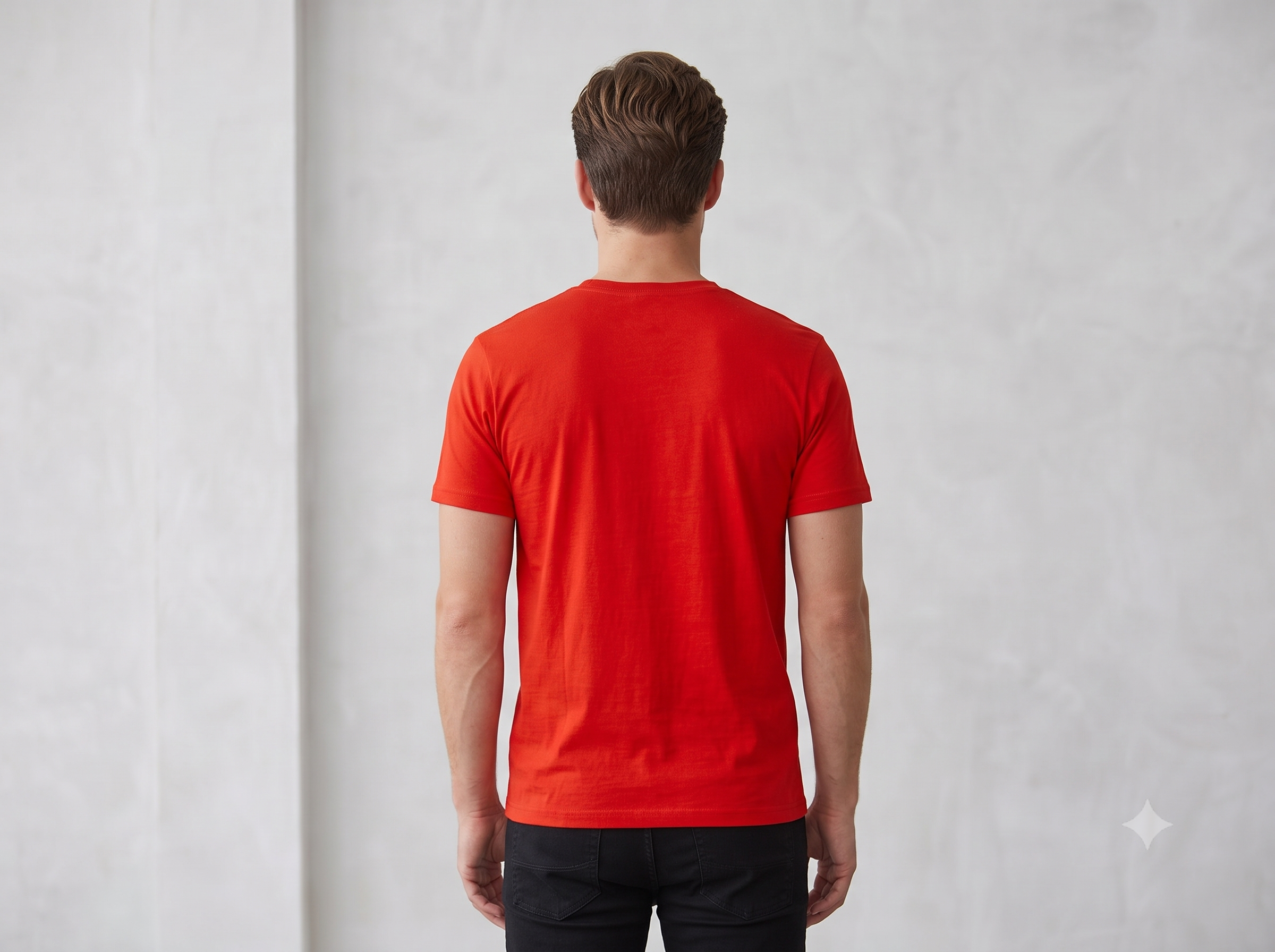 Kırmızı Basic Tshirt - Görsel 3