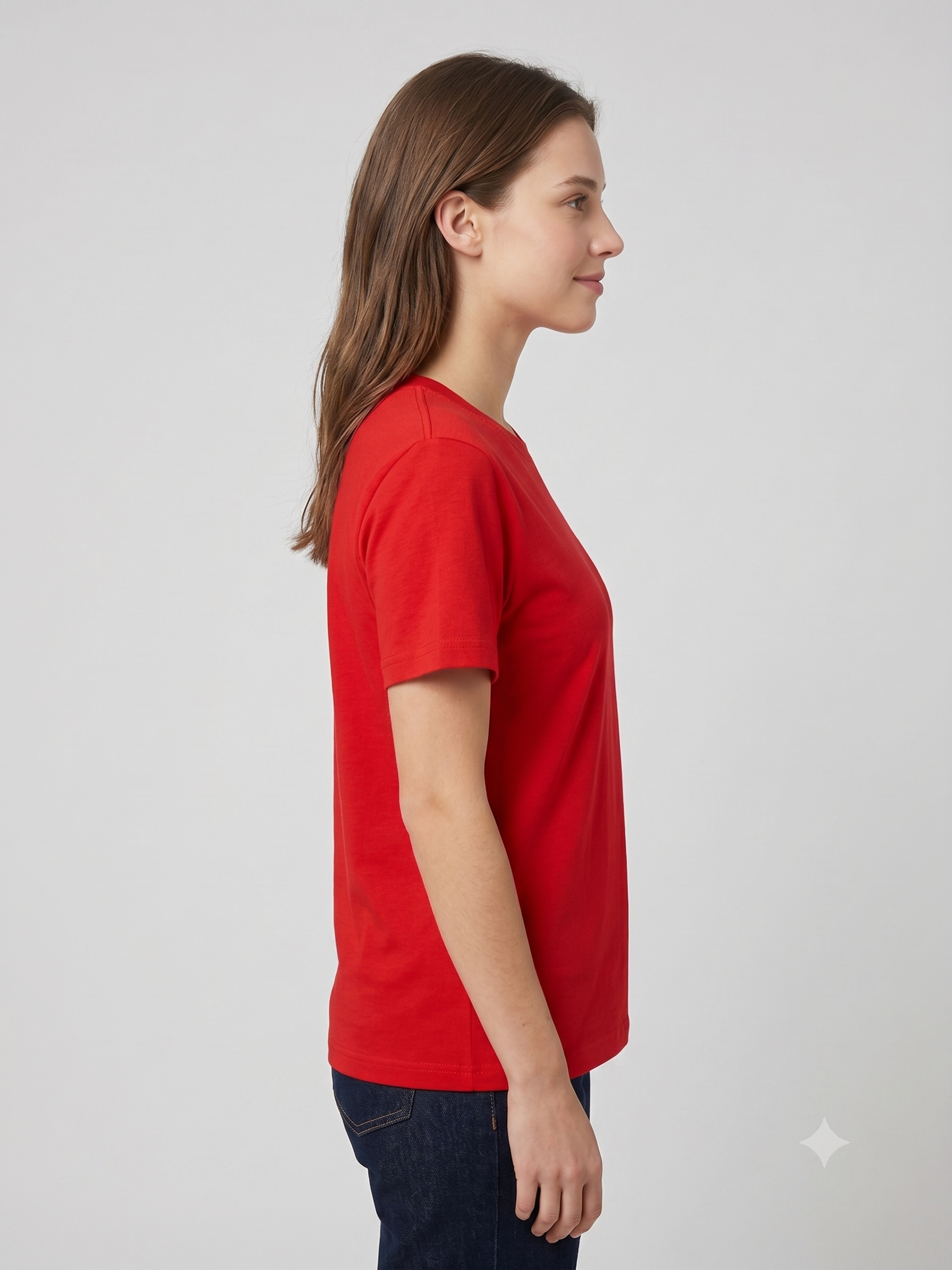 Kırmızı Basic Tshirt - Görsel 7