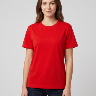 Kırmızı Basic Tshirt